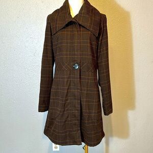 Patagonia Darya wind proof women’s polartec plaid jacket size M